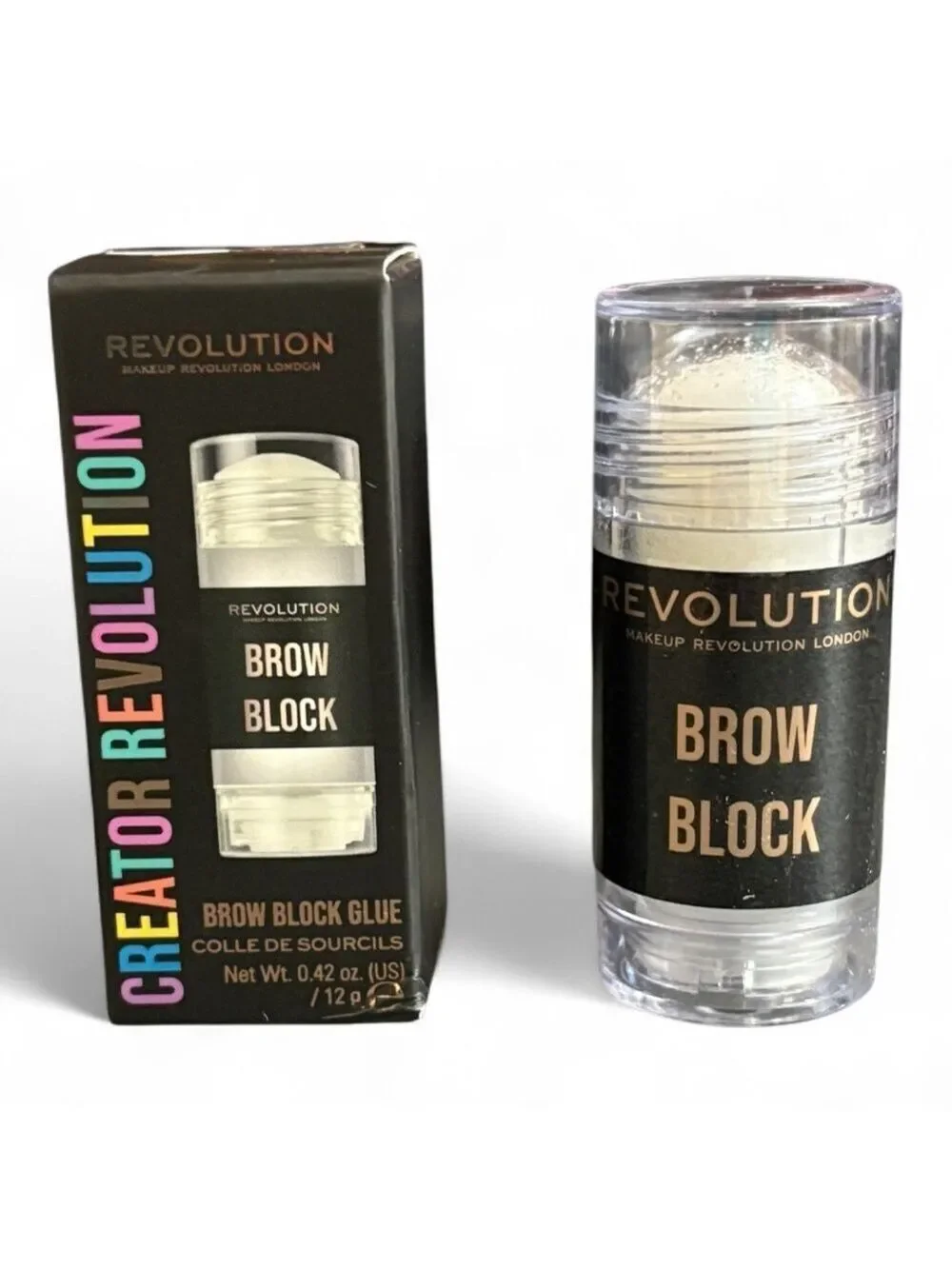 Revolution Brow Block Clear Styling Glue NIB